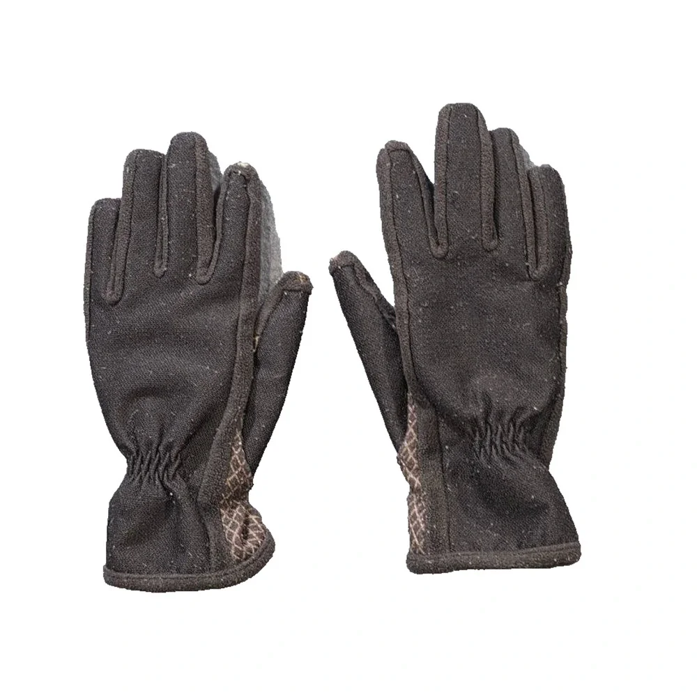 Glabse black fabric gloves A010143